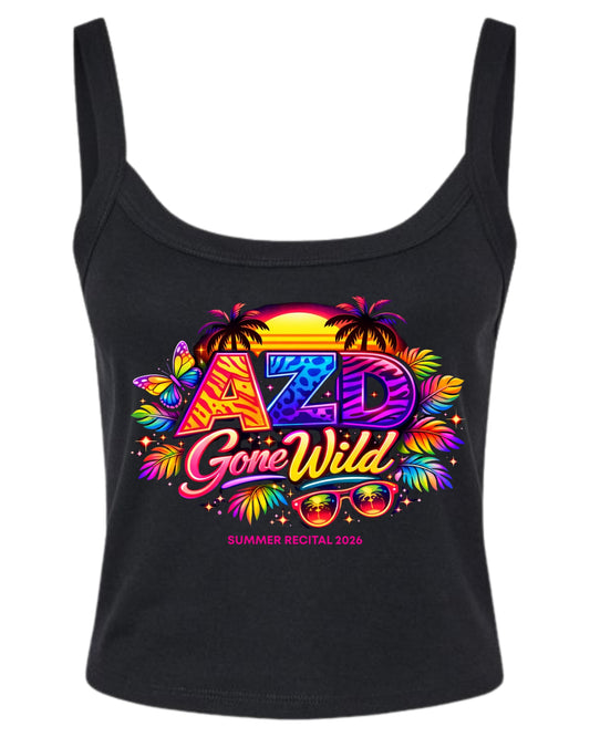 Women's Summer Recital Crop Tank Top